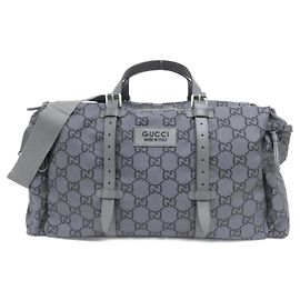 Gucci 767935 FACPK Boston Bag Black Dark grey