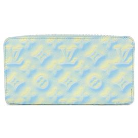 Louis Vuitton Monogram Empreinte Zippy Wallet Light green