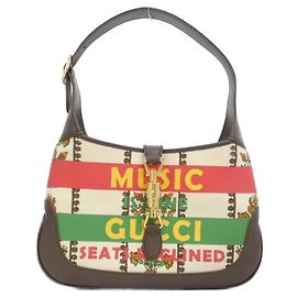 Borsa a Spalla Gucci JACKIE 1961 636706 Marrone Crudo