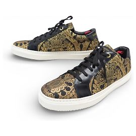 Autre Marque NEUE LORDS & FOOLS BASKETS TD7 SCHUHE GRÖSSE 44 IT 45 FR SCHWARZ BESTICKTE SNEAKER Andere