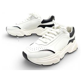 DOLCE & GABBANA DAYMASTER CS1791AX589 45 LEATHER SNEAKERS White