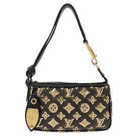 Pochette Accessoires Monogram Eclipse Louis Vuitton D'oro