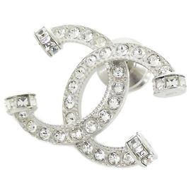 Chanel ABA338 Pin Brosche Silber Andere