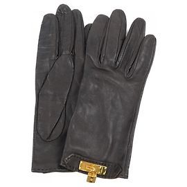 Gants de travail Hermès SOYA H005062G Marron