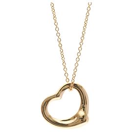 Tiffany & Co Collar Péndulo Corazón Abierto Tiffany Dorado