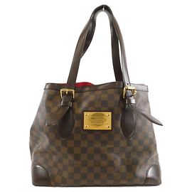 Louis Vuitton Damier Hampstead MM Handbag Damier ebene