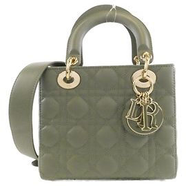 Christian Dior My ABC Lady Small Handbag Dark green