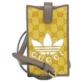 Capa de telefone Gucci 702203 UVSAT Marrom Bege