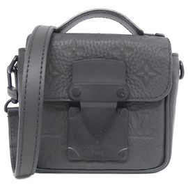 Louis Vuitton Taurillon Monogram Pico S-Lock Shoulder Bag Black