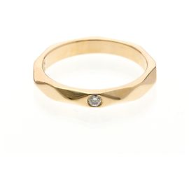 Boucheron Facettierter Diamantring aus Roségold Golden