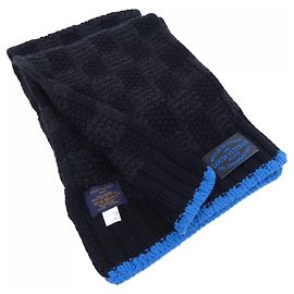 Cashmere-Schal von Louis Vuitton Braun Schwarz
