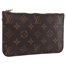 LOUIS VUITTON Monedero Accesorio Monogram Neverfull PM Auténtico LNZ359 Monograma