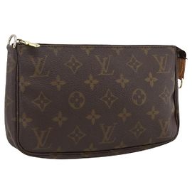 LOUIS VUITTON Pochette Accessoires Monogram M51980 LV Auth LNZ400 Monogramma