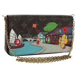 LOUIS VUITTON Monogram Vivienne Pochette Felice Borsa a Spalla LV Auth 168142SM Monogramma