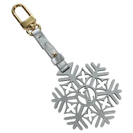 LOUIS VUITTON Snowflake Charm metal Silver M79293 LV Auth 167000SAM Silvery