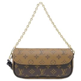 Bolsa de Ombro Monogram Reverse Louis Vuitton Marrom