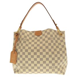 Bolsa de Ombro Graceful PM Damier Azur da Louis Vuitton Azul Outro