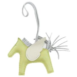 Hermès Hermes Rodeo Pegasus Accessory Bag Charm PM Blue Yellow