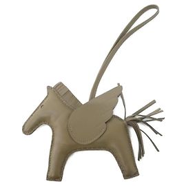 Hermès Hermes Rodeo Pegasus Accessory Bag Charm MM Taupe