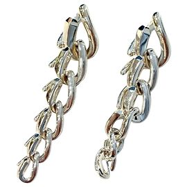 Orecchini Forged Drop Link di Tiffany & Co. Argento