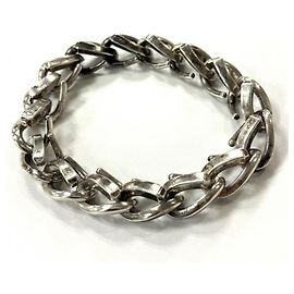 Tiffany & Co. Silver 925 Charm Bracelet Silvery