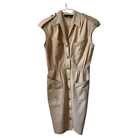 Thierry Mugler Vestidos Bege
