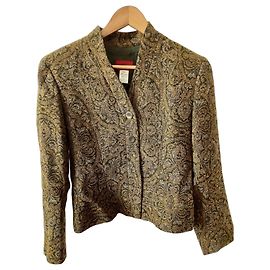 Kenzo Paisley Pattern Wool and Nylon Jacket Multiple colors