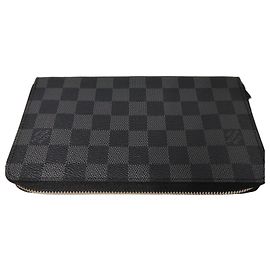 Louis Vuitton Damier Graphite Wallet Black Dark Grey Black Dark grey