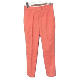 Autre Marque PT TORINO Wool Blend Trousers Orange