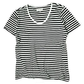 Autre Marque pyjama clothing Cotton T Shirt Noir Blanc