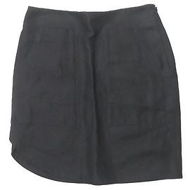 Autre Marque Leinenrock 3.1 Phillip Lim Schwarz