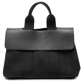 Hermès Valparaiso PM in Toile e Swift Nera Nero