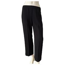 Helmut Lang Black Acetate Polyester Pants Black