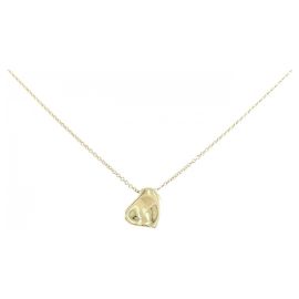 Tiffany & Co Collier en cœur Tiffany en or jaune Doré
