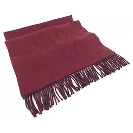 Hermès Hermes Red Cashmere Stole Red