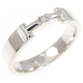 Tiffany & Co Tiffany T True Ring in 18K White Gold and Diamond Golden