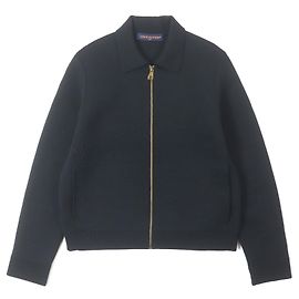 Louis Vuitton 1AFYEJ Embossed Technical wool polypropylene Blouson Black