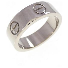 Bague Cartier Love en or blanc 18K Doré