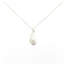 Tiffany & Co. Teardrop Necklace Silvery