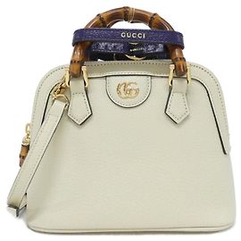 Bolsa Gucci DIANA em couro branco Branco