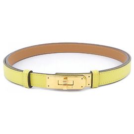 Cinturón Estándar Kelly Amarillo Hermès Amarillo
