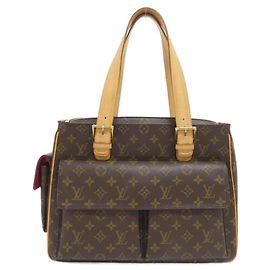 Borsa Louis Vuitton Monogram Multipli Cité Marrone