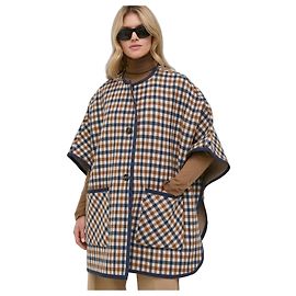 Weekend Max Mara Abrigo Poncho Reversible Lana Multicolor