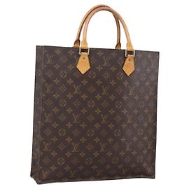 LOUIS VUITTON Bolsa Sac Plat Monogram M51140 LV Auth BA11075 Monograma