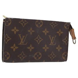 LOUIS VUITTON Monogram Bucket PM Accessory Pouch LV Auth 172497 Monogram