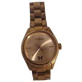 Reloj de mujer Furla en acero dorado Dorado