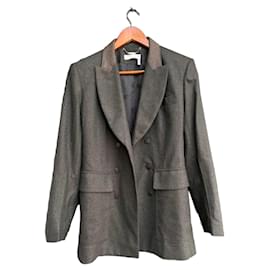 Chloé Wool Blend Blazer Grey