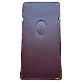 Cartier Purses, wallets, cases Dark red