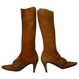Botas de camurça Michel Vivien laranja Laranja