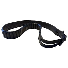 Diesel Slug belt black leather Black